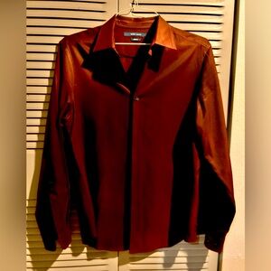 Perry Ellis Mens long sleeve button-down shirt medium